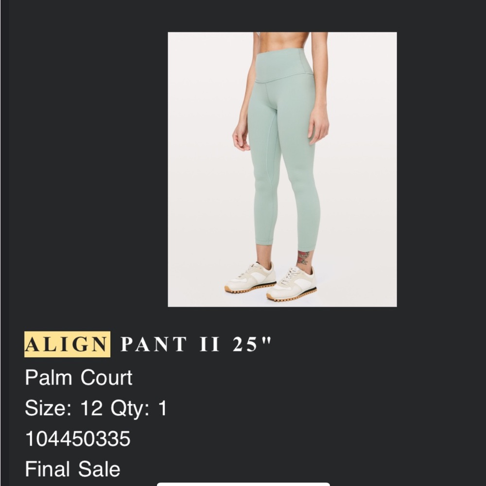 Align Pant II 25’’